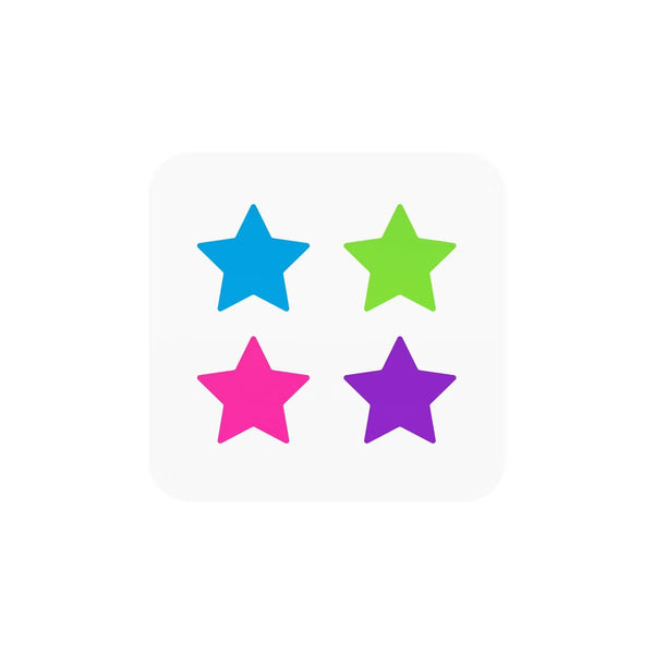 STARFACE HYDROSTARS CAJA CON ESPEJO 32 ESTRELLAS COLORES SURTIDOS