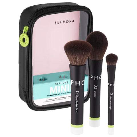 SEPHORA COLLECTION MINI FACE AND EYE BRUSH SET PREVENTA