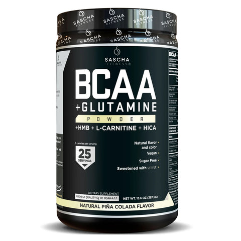 SASCHA FITNESS BCAA PIÑA COLADA  25 SERVINGS PREVENTA