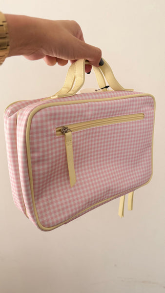 ORGANIZADOR DE BAÑO ROSADO