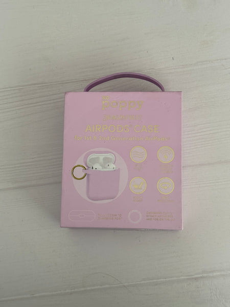 POPPY CARCASA AIR PODS GEN 1 y 2 LILA