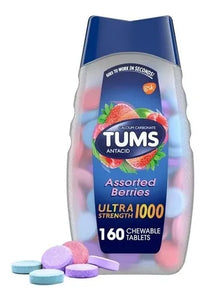 TUMS ANTIÁCIDO  ASSORTED BERRIES 160 U PREVENTA