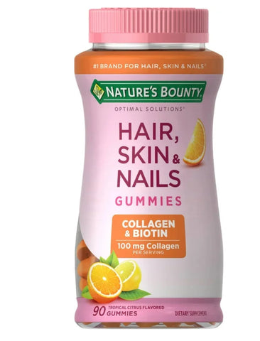 HAIR, SKIN AND NAILS VITAMIN CITRUS GOMITAS BIOTINA 90U
