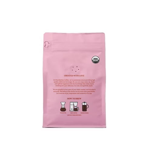 Chamberlain Coffee Organic Fluffy Lamb Vanilla Blend Medium Roast Ground Coffee CAFÉ 10 OZ