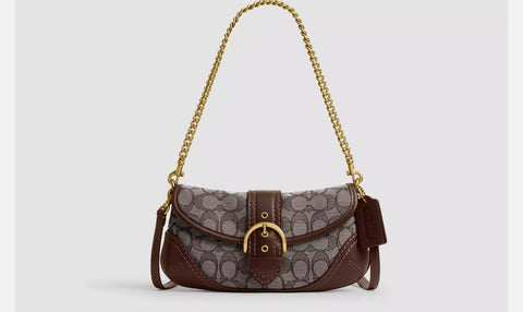 CARTERA COACH SOHO 25 JACQUARD OAK MAPLE PREVENTA