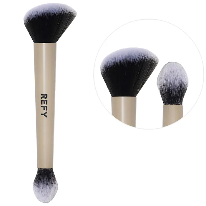 BROCHA REFY DUAL ENDED COMPLEXION BRUSH PREVENTA