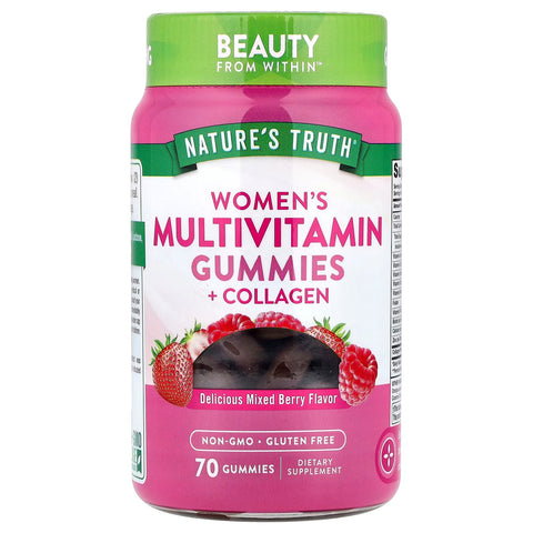 NATURES TRUTH GOMITAS WOMEN MULTIVATIN +COLAGENO 70 UNIDADES