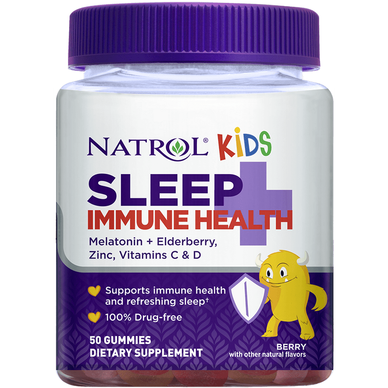 NATROL GOMITAS MELATONINA KIDS + IMMUNE HEALTH 50U