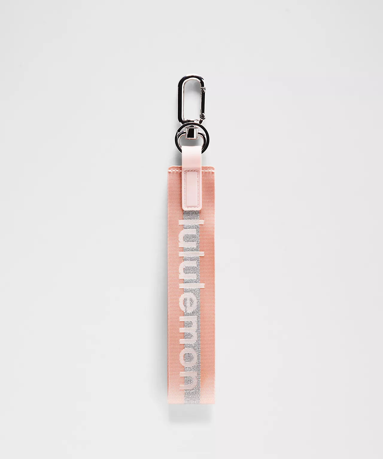 LLAVERO ROSADO CON GRIS Y ROSADO CLARO LULULEMON