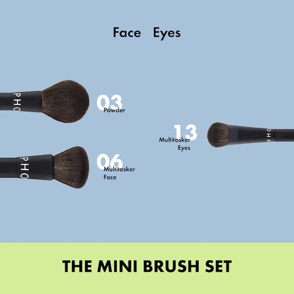 SEPHORA COLLECTION MINI FACE AND EYE BRUSH SET PREVENTA
