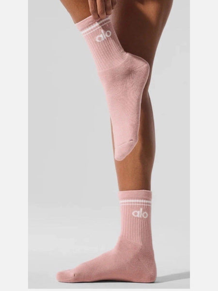 ALO YOGA CALCETINES ROSADOS TALLA M