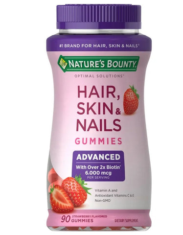 HAIR, SKIN AND NAILS VITAMIN ADVANCED GOMITAS BIOTINA 90U PREVENTA