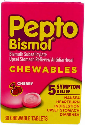 PEPTO BISMOL 12 U SABOR CEREZA TRAVEL SIZE