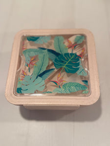 LUNCH BOX ROSADA SELVA CUADRADA