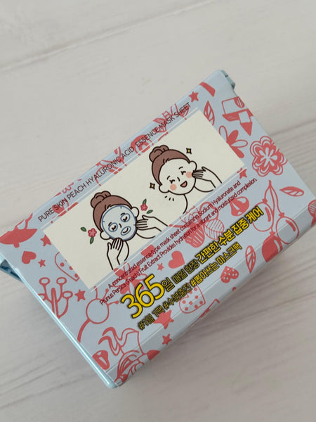 MASCARILLA FACIAL PEACH HYALURONIC ACID