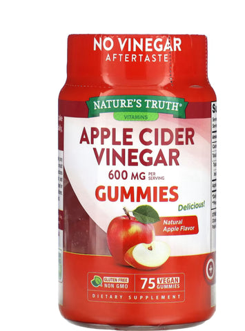 GOMITAS NATURE TRUTH APPLE CIDER VINEGAR 75U