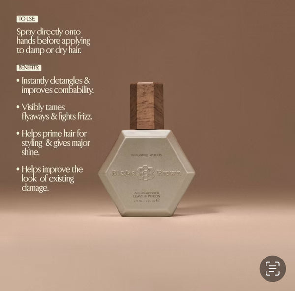 BLAKE BROWN BERGAMOT WOODS LEAVE IN POTION PREVENTA