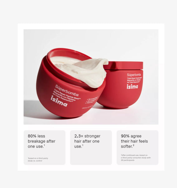 ISIMA SUPERBOMBA TRIPLE REPAIR PEPTIDE HAIR MASK PREVENTA