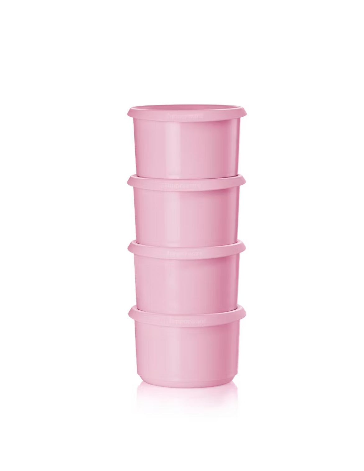 TUPPERWARE 8PC SET OF 4 PINK PREVENTA