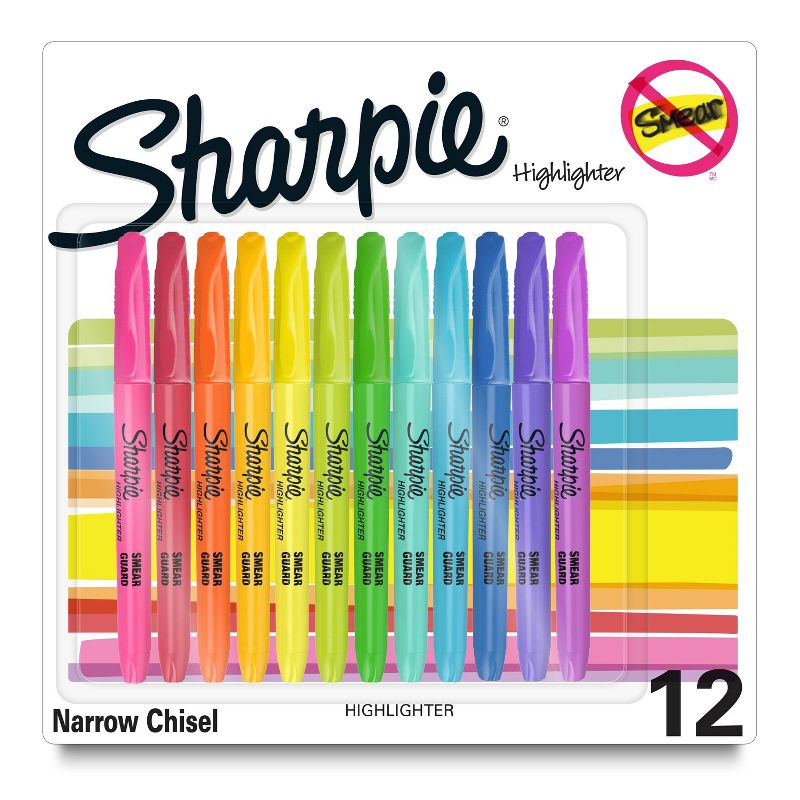 SHARPIE 12CT DESTACADOR POCKET FINE PREVENTA