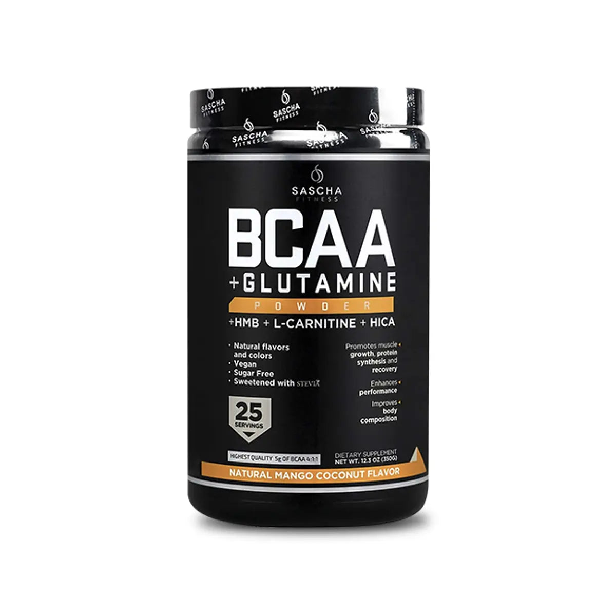 SASCHA FITNESS BCAA MANGO COCONUT 25 SERVINGS PREVENTA