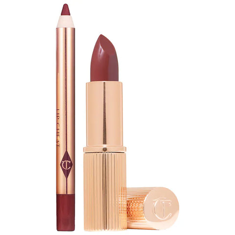 SET CHARLOTTE TILBURY MINI PILLOW TALK LIPSTICK & LINER PILLOW TALK INTENSE PREVENTA