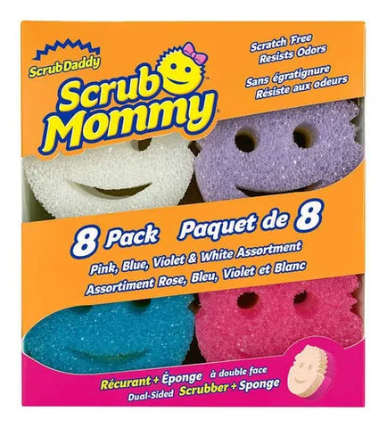 SCRUB MOMMY PACK 8 ESPONJAS  COLORES SURTIDOS PREVENTA