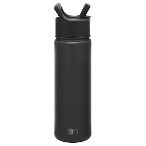 VASO/BOTELLA SIMPLE MODERN NEGRA  591ML  PREVENTA