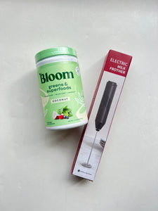 SET BLOOM COCONUT  + BATIDOR PARA PREPARARLO